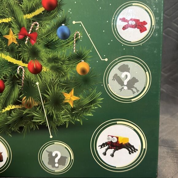 Kids Christmas Advent Calendar Mini Animal Figure Blocks 24 Day Countdown Age 6+ - Picture 5 of 8